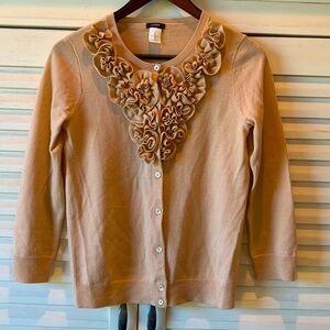 Embellished merino wool cardigan